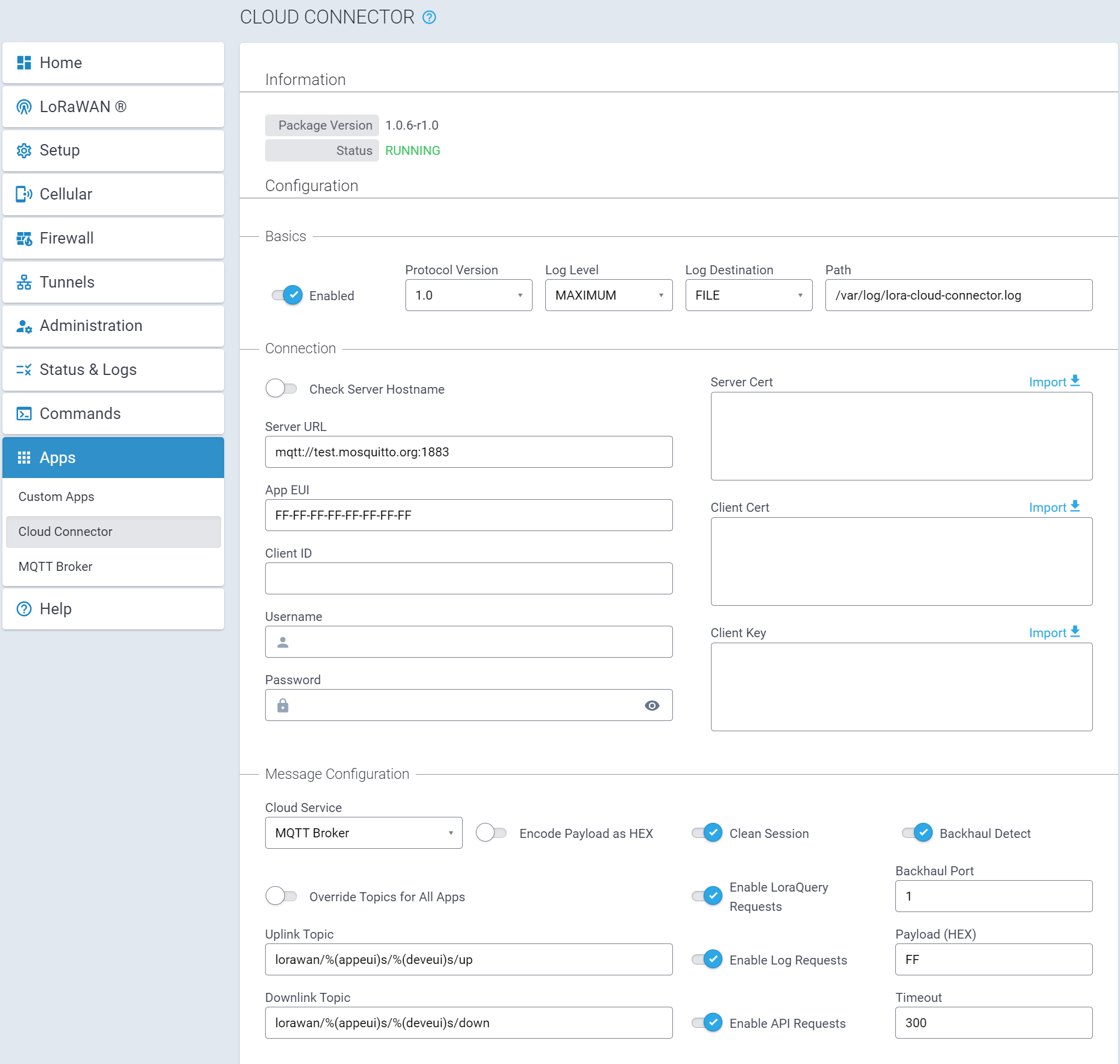 mPower Default App Settings